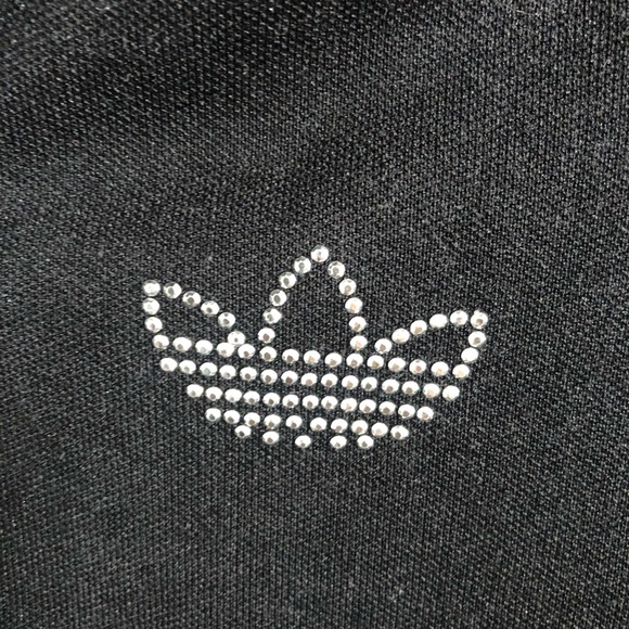 Flattering Adidas Three Stripes Bling Sweater - Picture 8 of 14
